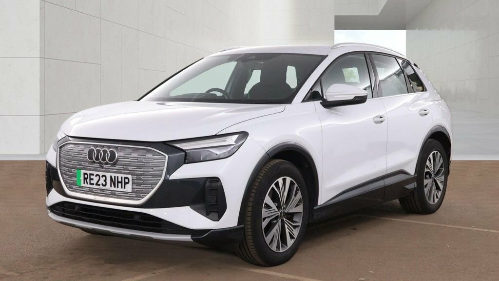 Audi Q4 E Tron Suv White #3