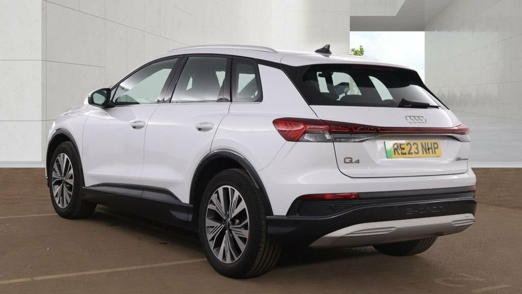 Audi Q4 E Tron Suv White #4