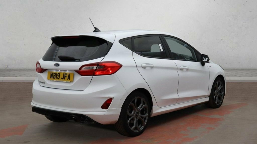 Ford Fiesta 1L St-line WB19JFA White #4