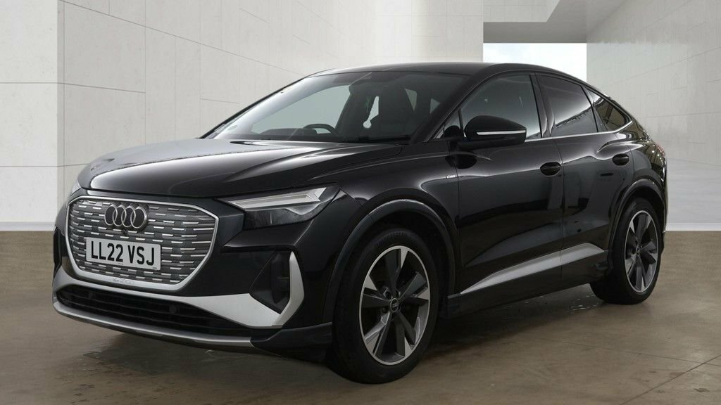 Audi Q4 E Tron Suv Black #3