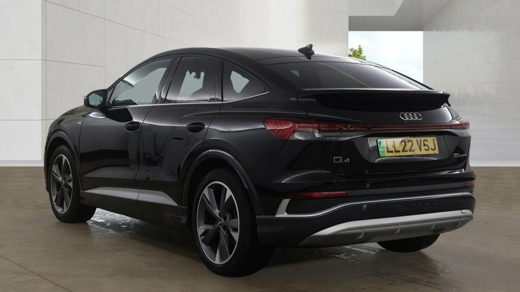 Audi Q4 E Tron Suv Black #4