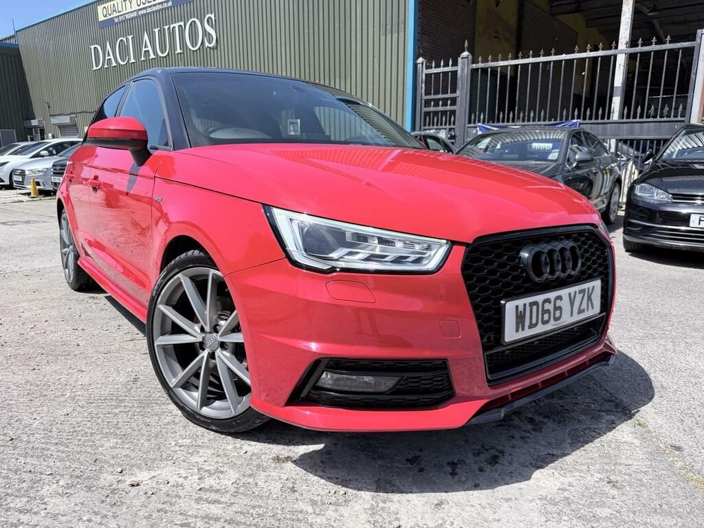 Audi A1 1.4 Tfsi Cod Black Edition Sportback Ma WD66YZK Red
