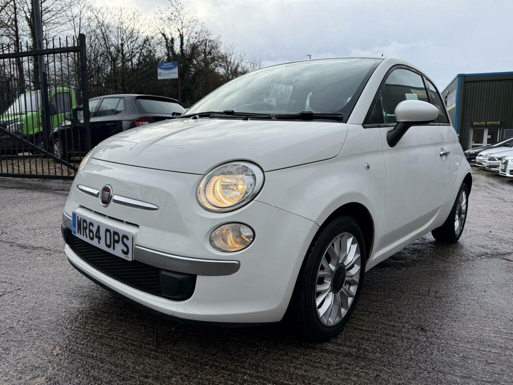 Fiat 500 1.2 Lounge Hatchback Euro 6 S S WR64OPS White #3
