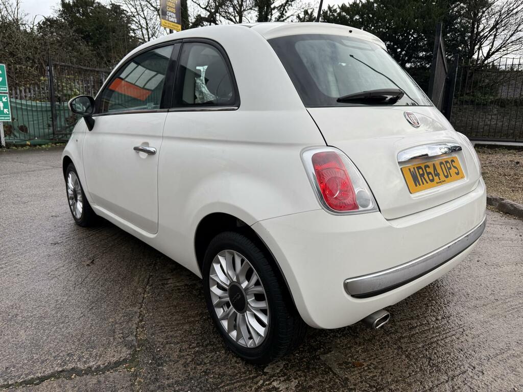 Fiat 500 1.2 Lounge Hatchback Euro 6 S S WR64OPS White #5