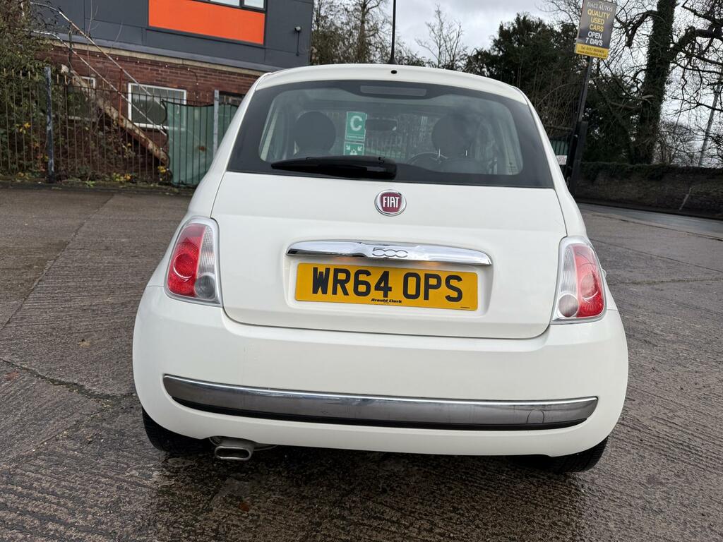 Fiat 500 1.2 Lounge Hatchback Euro 6 S S WR64OPS White #6