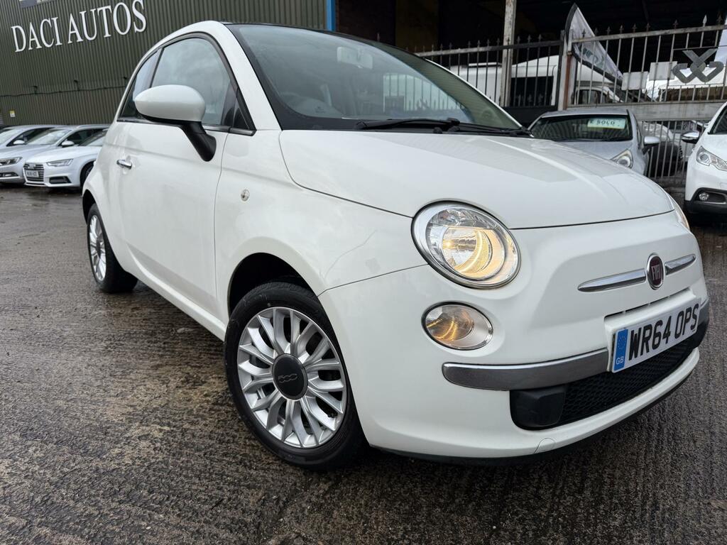 Fiat 500 1.2 Lounge Hatchback Euro 6 S S WR64OPS White