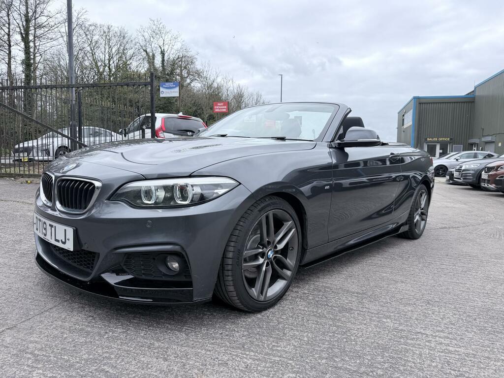 BMW 2 Series 2.0 220D M Sport Convertible Euro DT19TLJ Grey #3