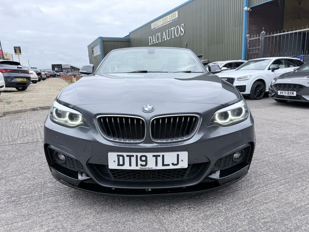 BMW 2 Series 2.0 220D M Sport Convertible Euro DT19TLJ Grey #2