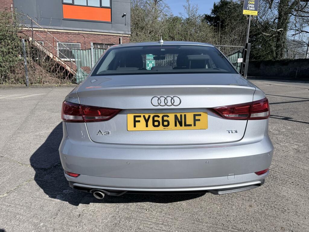 Audi A3 1.6 Tdi Sport Saloon Euro 6 S S FY66NLF Silver #5