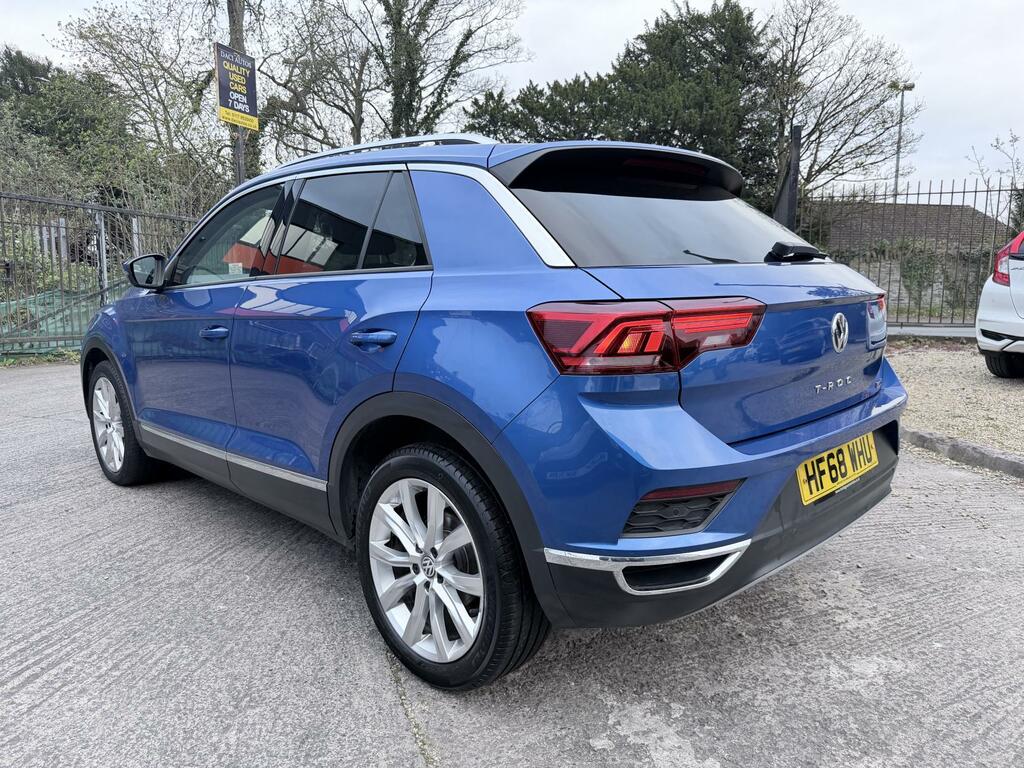 Volkswagen T-Roc 2.0 Tsi Sel Suv Dsg 4Motion Euro 6 S S HF68WHU Blue #5