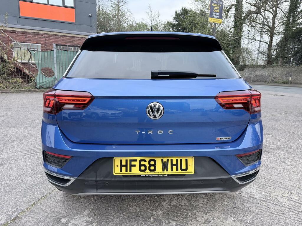 Volkswagen T-Roc 2.0 Tsi Sel Suv Dsg 4Motion Euro 6 S S HF68WHU Blue #6