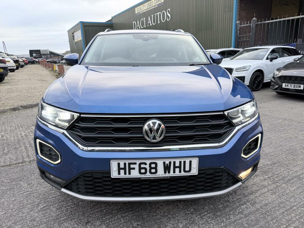 Volkswagen T-Roc 2.0 Tsi Sel Suv Dsg 4Motion Euro 6 S S HF68WHU Blue #2