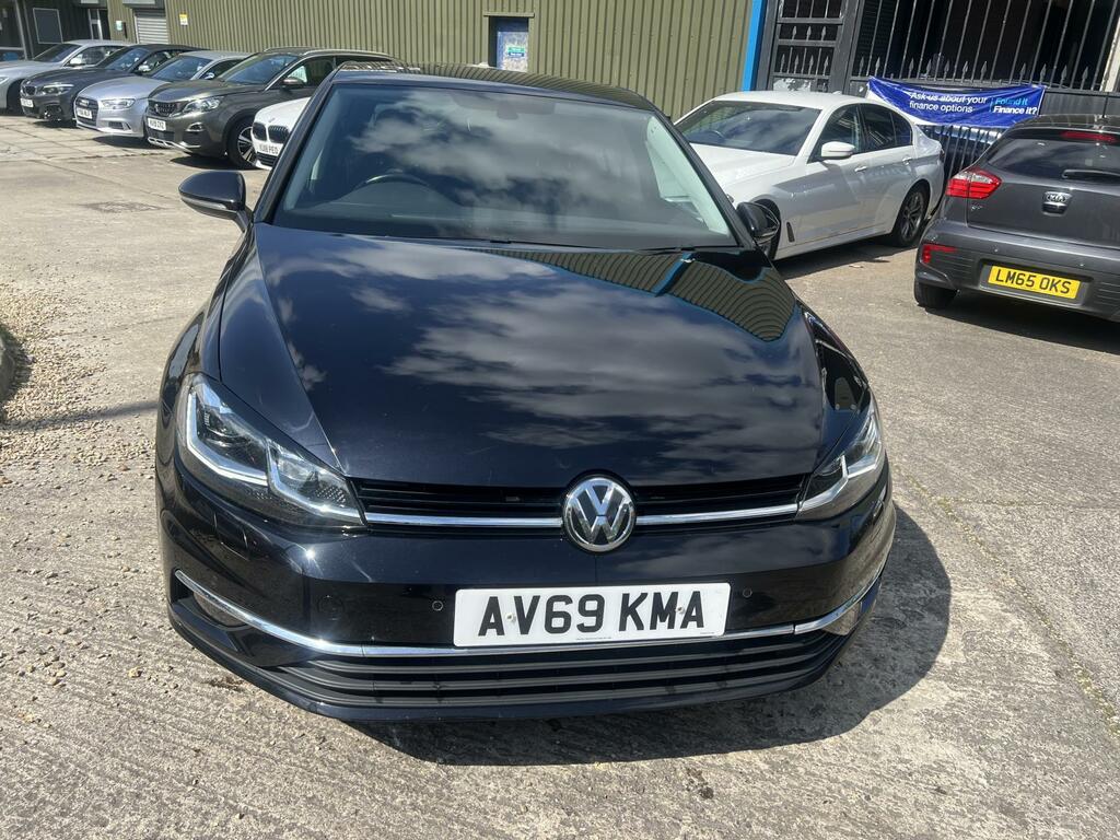 Volkswagen Golf 2.0 Tdi Match Edition Hatchback Dsg Eur AV69KMA Black #2