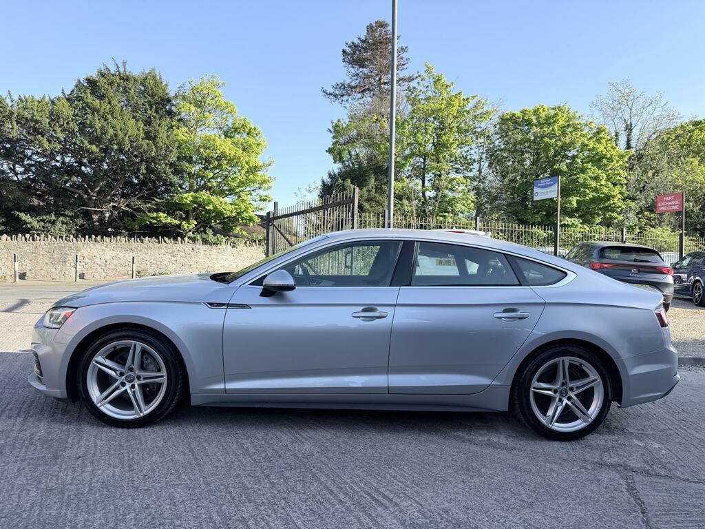 Audi A5 2.0 Tdi Ultra S Line Sportback S Tronic OY67VDR Silver #4