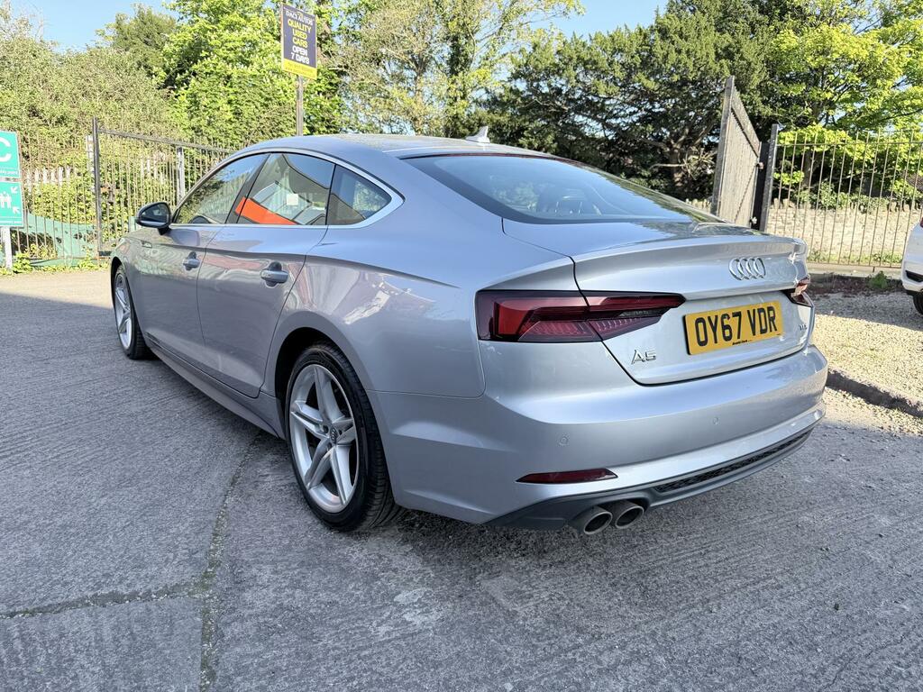 Audi A5 2.0 Tdi Ultra S Line Sportback S Tronic OY67VDR Silver #5