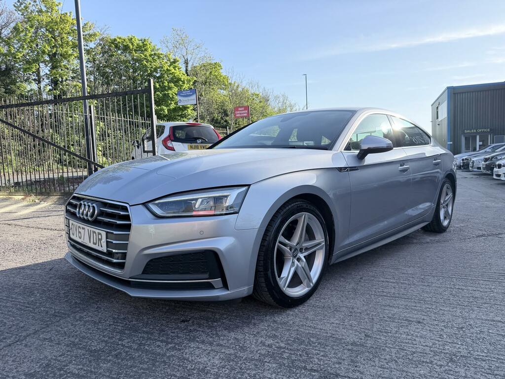 Audi A5 2.0 Tdi Ultra S Line Sportback S Tronic OY67VDR Silver #3
