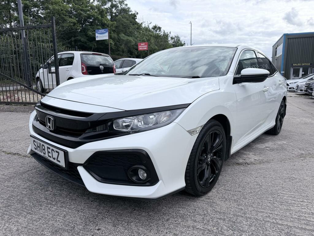 Honda Civic Sr White #3