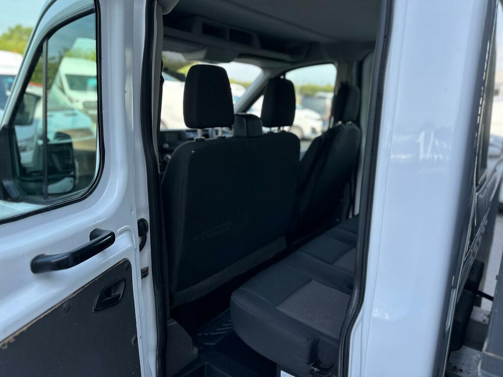 Ford Transit Custom L3 Dcab Tipper, Air Con, Dual Rear Wheels Light B HT72AEA White #4