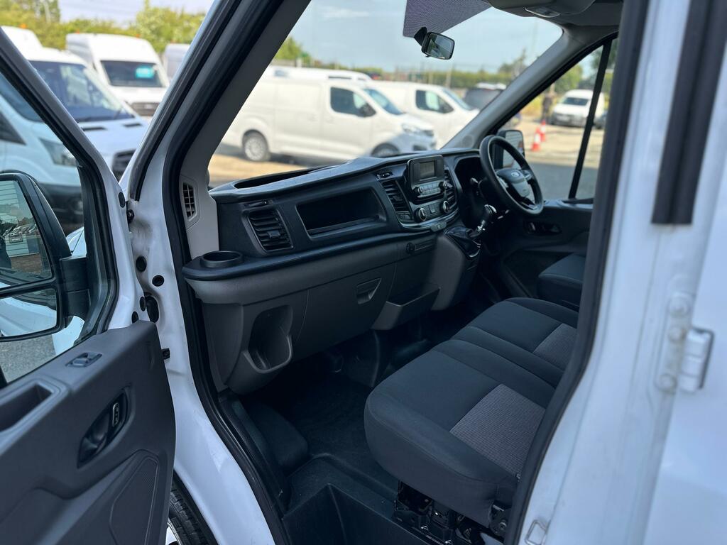 Ford Transit Custom L3 Dcab Tipper, Air Con, Dual Rear Wheels Light B HT72AEA White #3