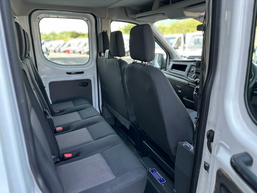 Ford Transit Custom L3 Dcab Tipper, Air Con, Dual Rear Wheels Light B HT72AEA White #6