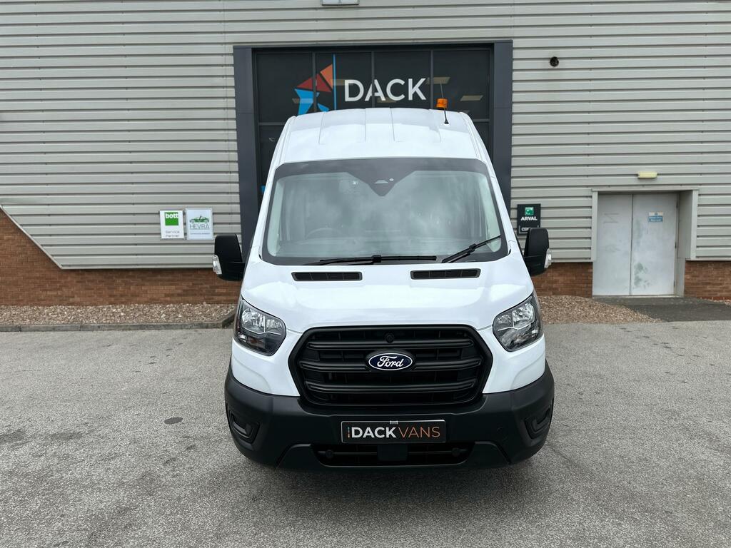 Ford Transit Custom 2.0 350 Ecoblue Leader Crew Van Double Cab Die HG74OCX White #5