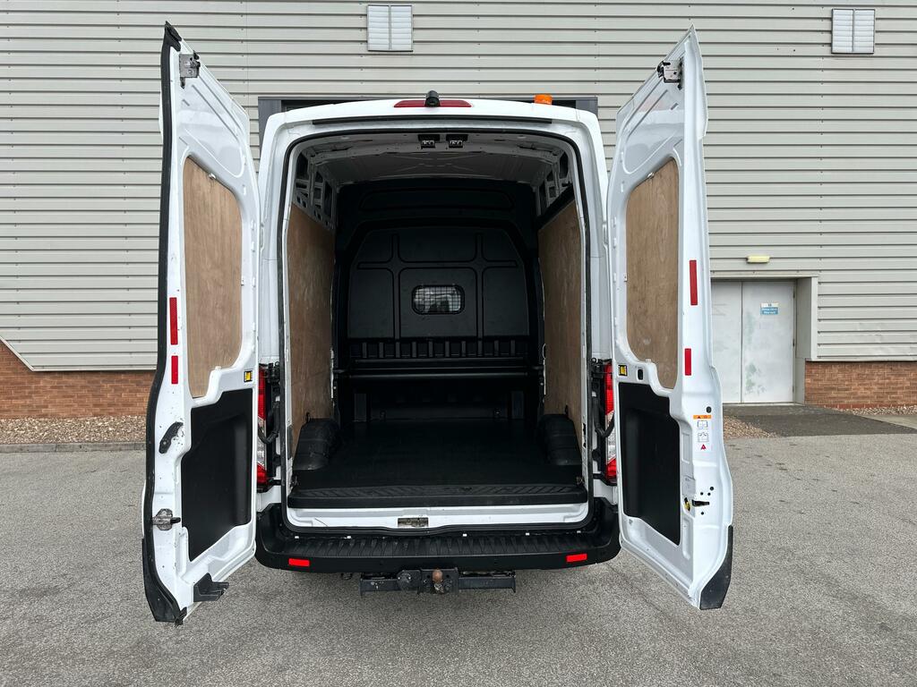 Ford Transit Custom 2.0 350 Ecoblue Leader Crew Van Double Cab Die HG74OCX White #3