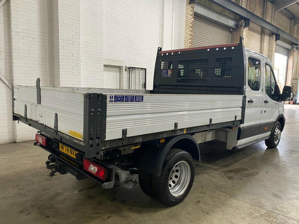 Ford Transit Custom L3 170Ps, Rwd, Double Cab, One Stop, Alloy Tipper HF74NVZ White #3