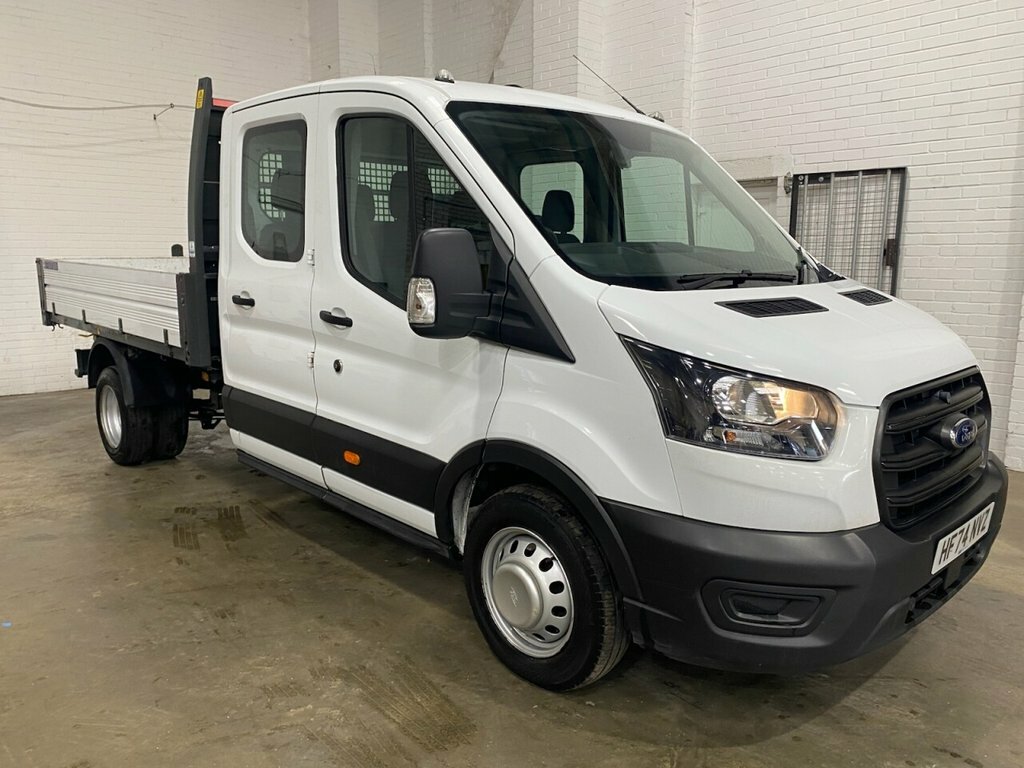 Ford Transit Custom L3 170Ps, Rwd, Double Cab, One Stop, Alloy Tipper HF74NVZ White #4