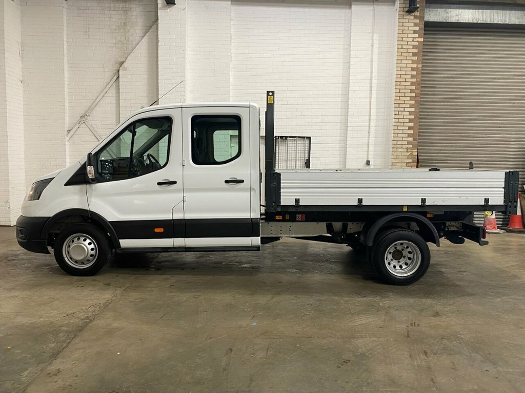 Ford Transit Custom L3 170Ps, Rwd, Double Cab, One Stop, Alloy Tipper HF74NVZ White #6