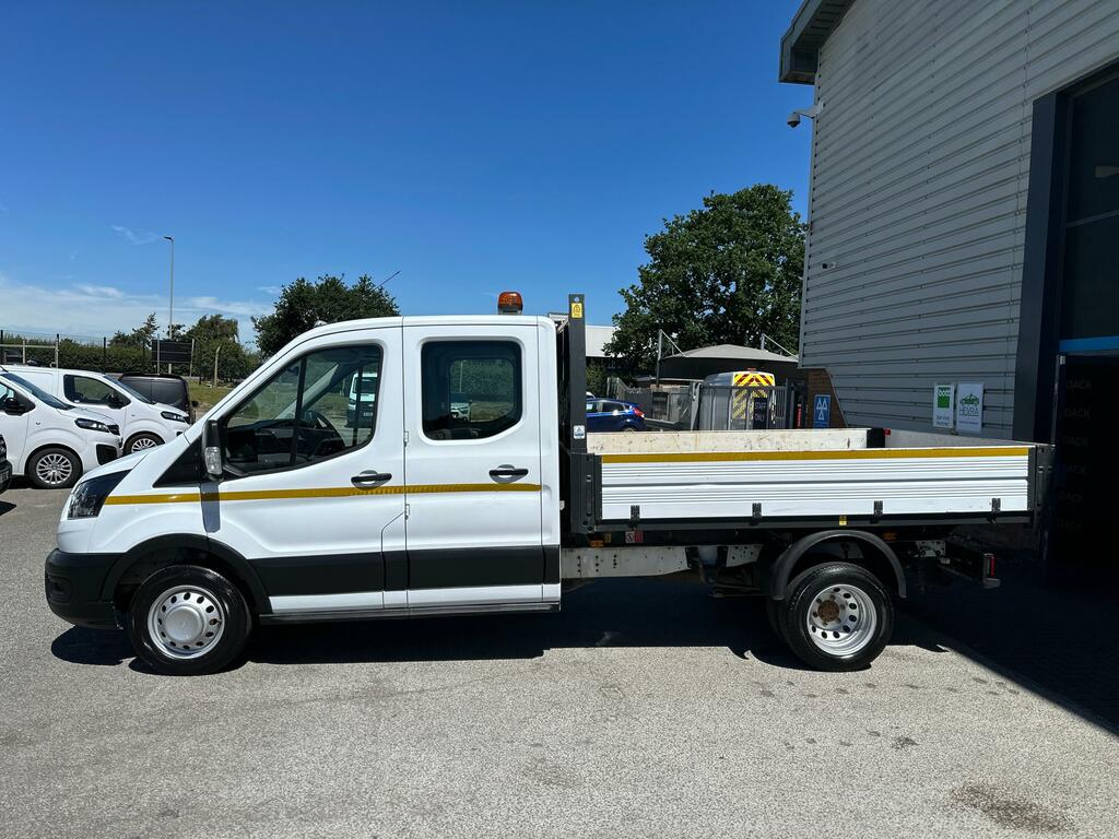 Ford Transit Custom L3 Double Cab Tipper, Dual Rear Wheel. Oss Tipper LC23YJH White #4