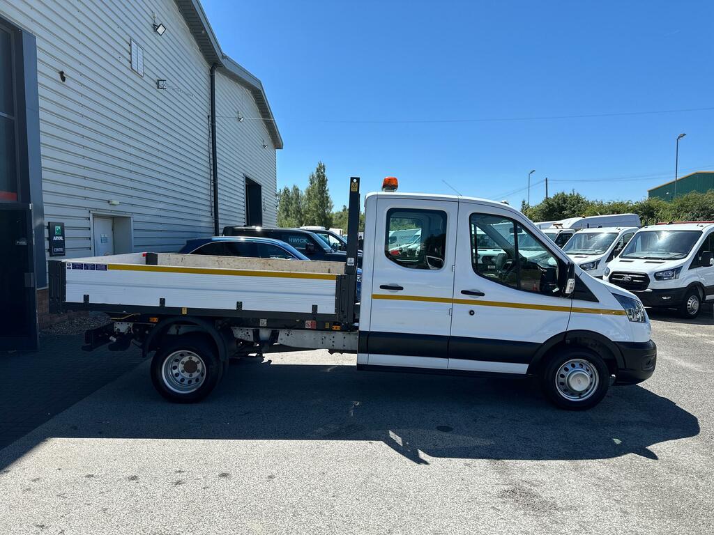 Ford Transit Custom L3 Double Cab Tipper, Dual Rear Wheel. Oss Tipper LC23YJH White #5
