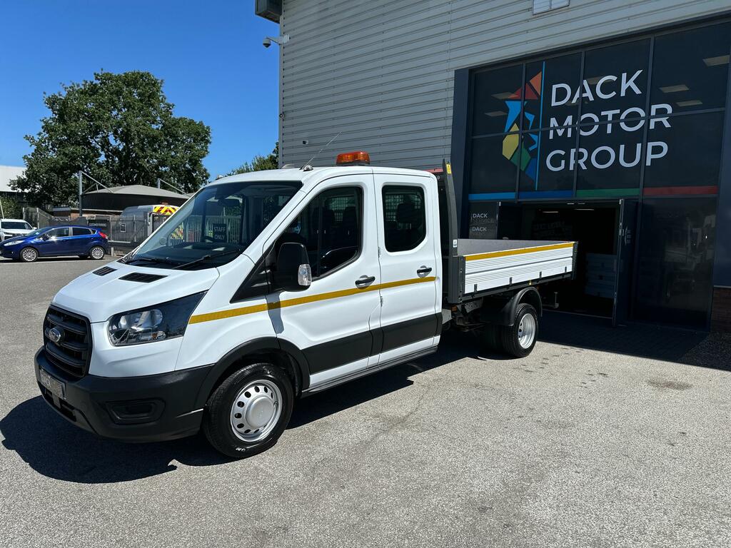 Ford Transit Custom L3 Double Cab Tipper, Dual Rear Wheel. Oss Tipper LC23YJH White #3