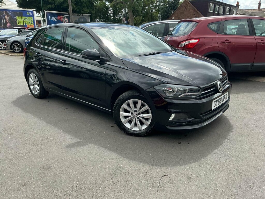 Volkswagen Polo 1.0 Se Euro 6 Ss GY68DKO Black #2