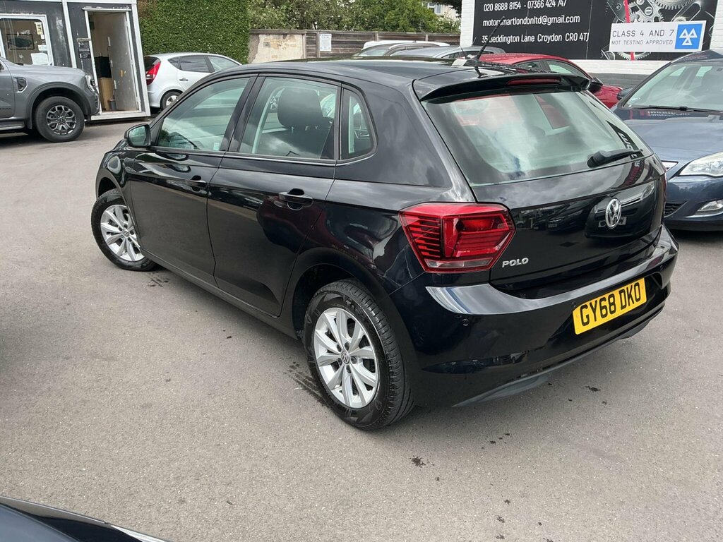 Volkswagen Polo 1.0 Se Euro 6 Ss GY68DKO Black #5
