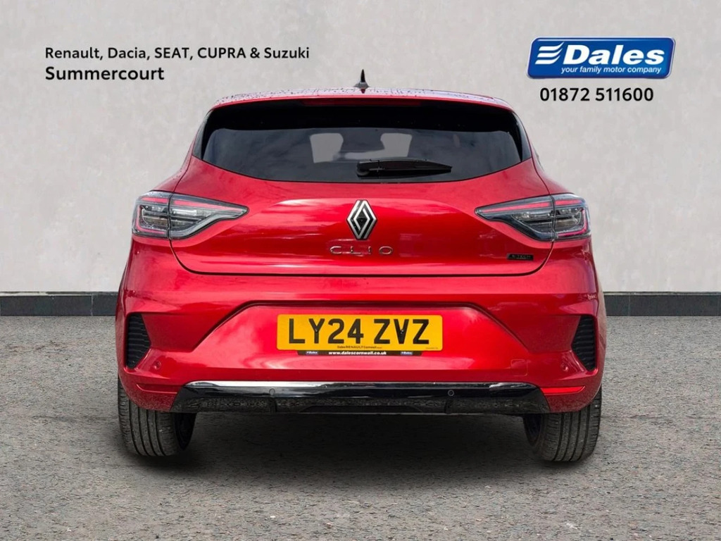 Renault Clio Clio 1.6 E-tech Full Hybrid 145 Techno Ha Red #4