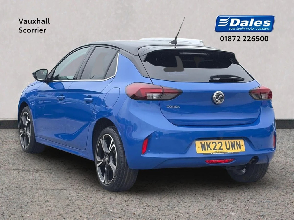 Vauxhall Corsa Corsa 1.2 Turbo Elite Edition Hatchback WK22UWN Blue #2