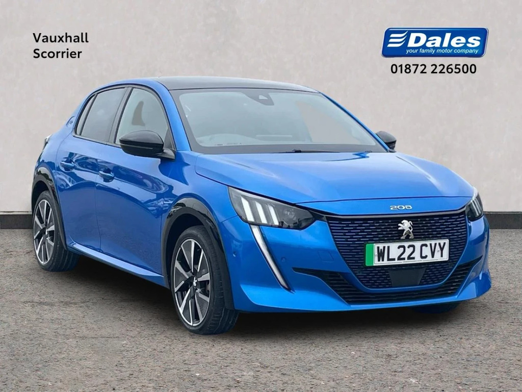Peugeot e-208 Peugeot 208 Gt Premium Ev Blue