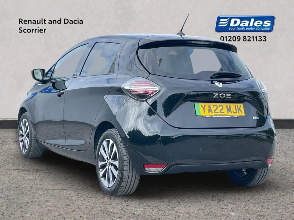 Renault Zoe Zoe 100Kw Gt Line R135 50Kwh Rapid Charge Au YA22MJK Black #2