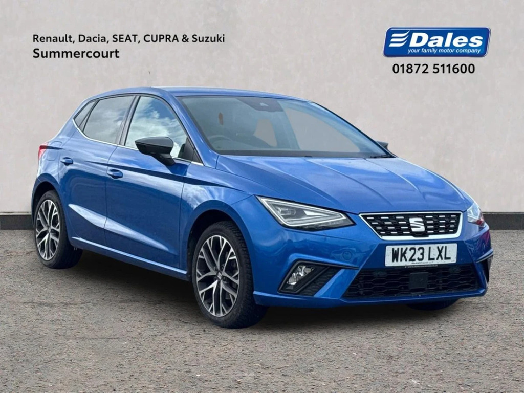Seat Ibiza Ibiza 1.0 Tsi 110 Xcellence Lux Dsg Hatchback Blue