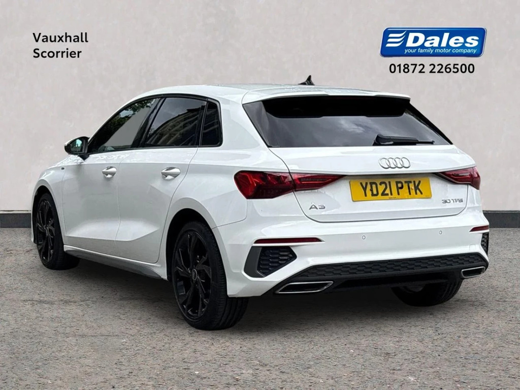 Audi A3 Audi A3 S Line 30 Tfsi Mhev S- YD21PTK White #2