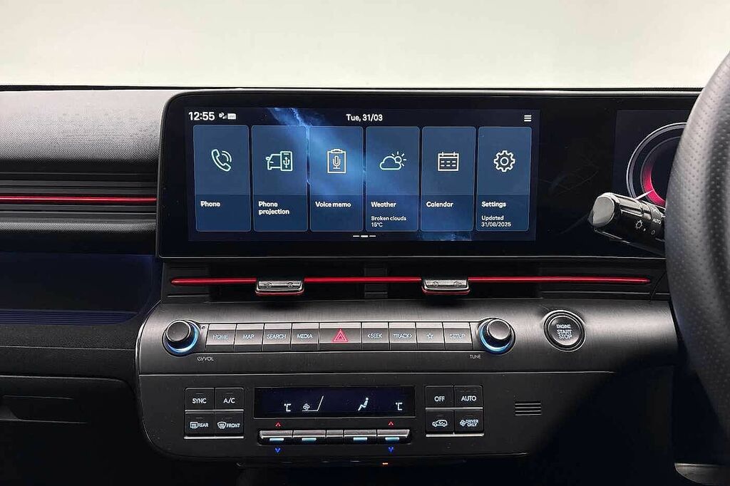 Hyundai Kona 1.6 Hybrid 129 N Line Dct Black #6