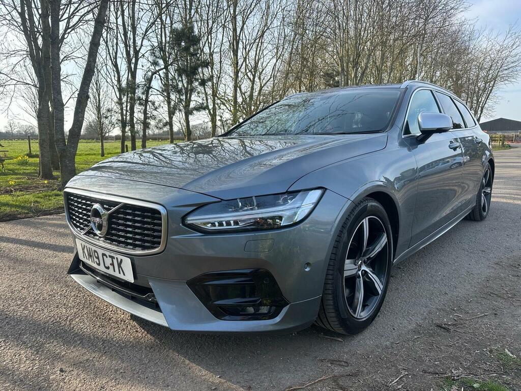 Volvo V90 Estate 2.0 D5 Powerpulse R-design Pro Awd Eur KM19CTK Grey #3
