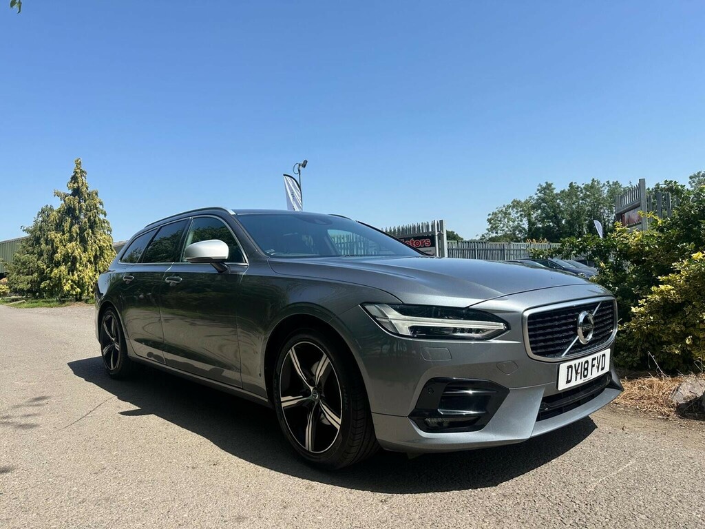Volvo V90 Estate 2.0 D4 R-design Euro 6 Ss 2018 DY18FVD Grey