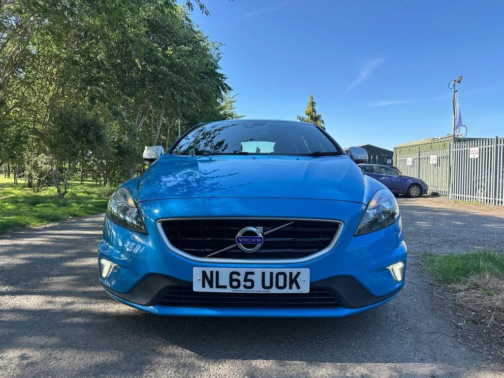 Volvo V40 Hatchback 2.0 D2 R-design Euro 6 Ss 20156 Blue #2
