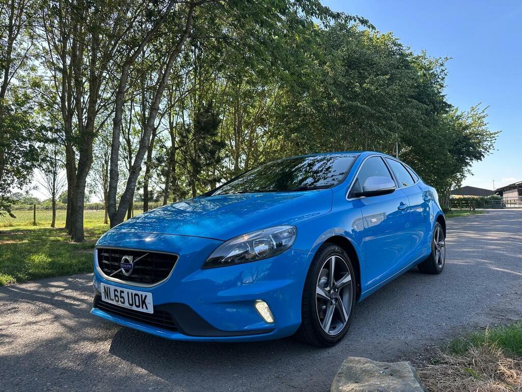 Volvo V40 Hatchback 2.0 D2 R-design Euro 6 Ss 20156 Blue #3