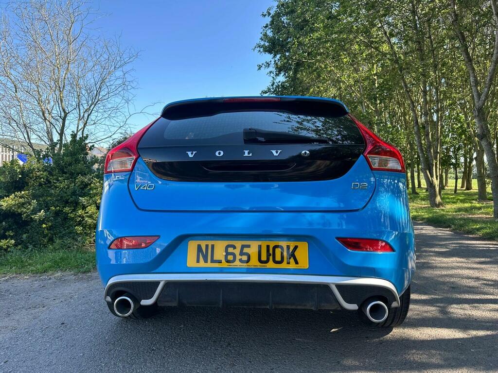 Volvo V40 Hatchback 2.0 D2 R-design Euro 6 Ss 20156 Blue #6