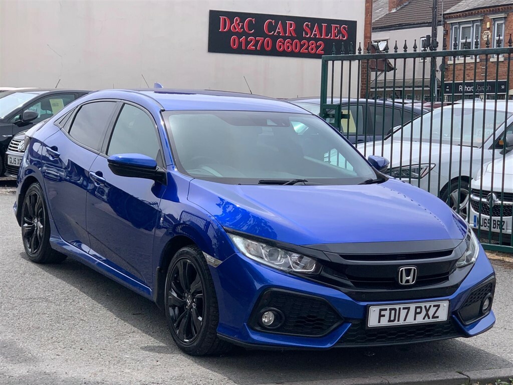 Honda Civic 1.0 Vtec Turbo Sr Euro 6 Ss Blue #6