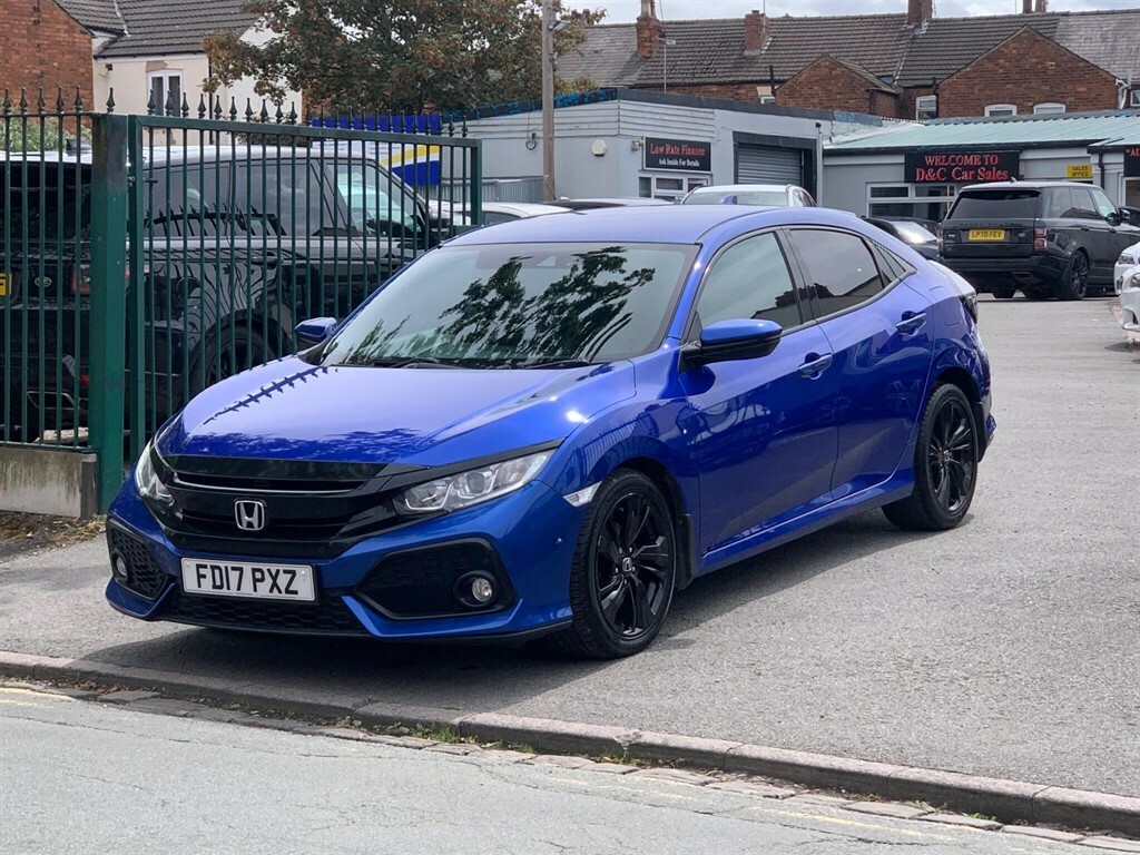 Honda Civic 1.0 Vtec Turbo Sr Euro 6 Ss Blue #3
