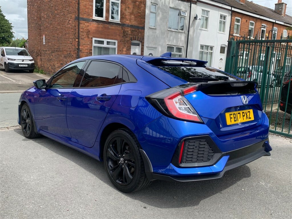 Honda Civic 1.0 Vtec Turbo Sr Euro 6 Ss Blue #4