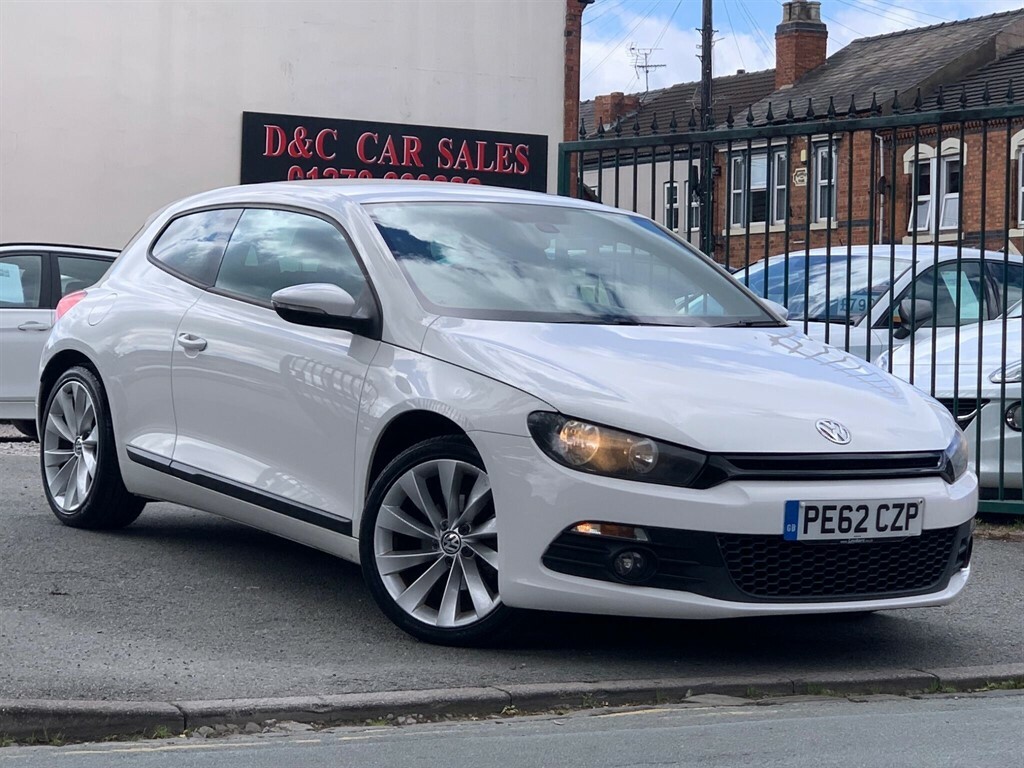 Volkswagen Scirocco 2.0 Tdi Bluemotion Tech Gt Euro 5 Ss Leath White